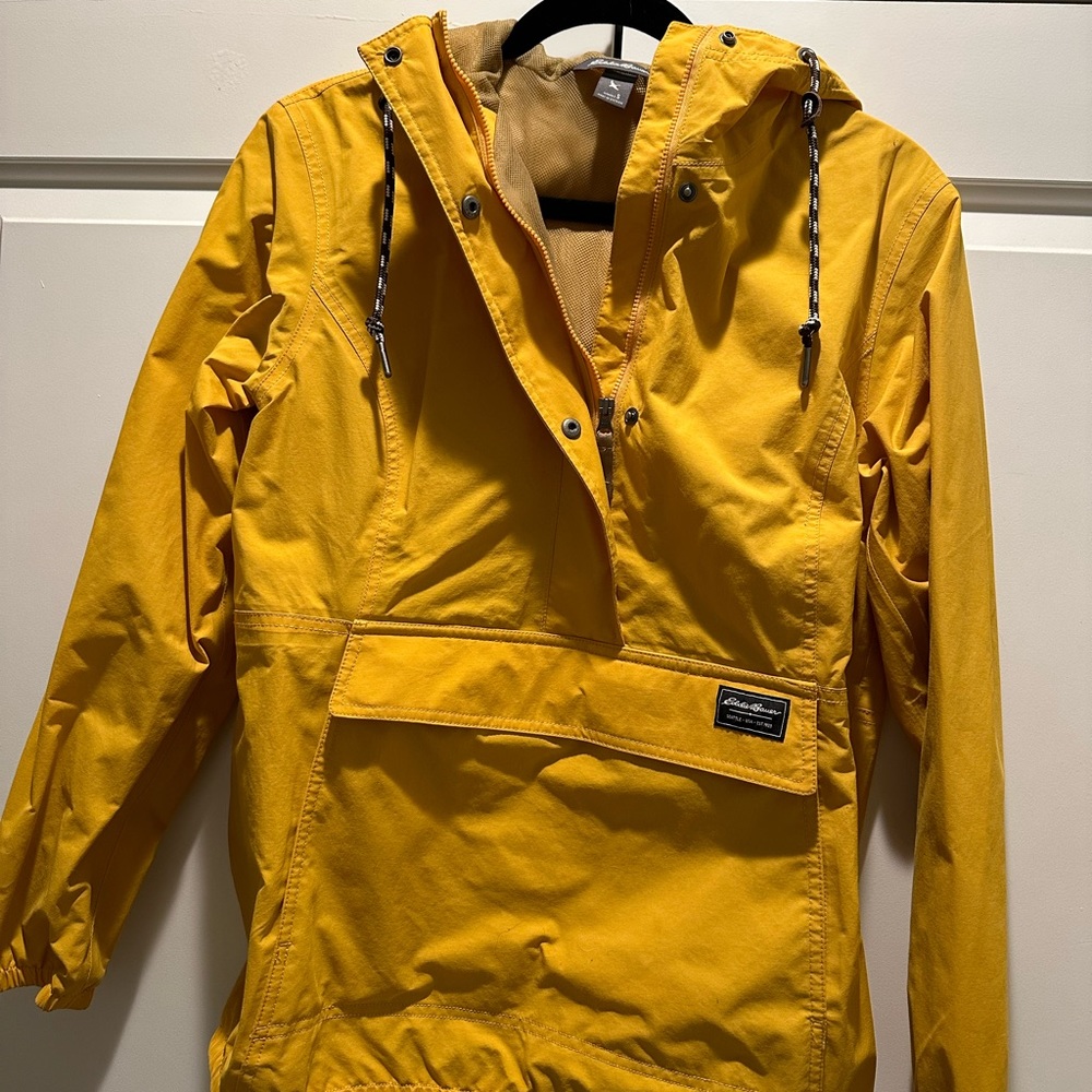 Eddie Bauer Yellow Rain Jacket